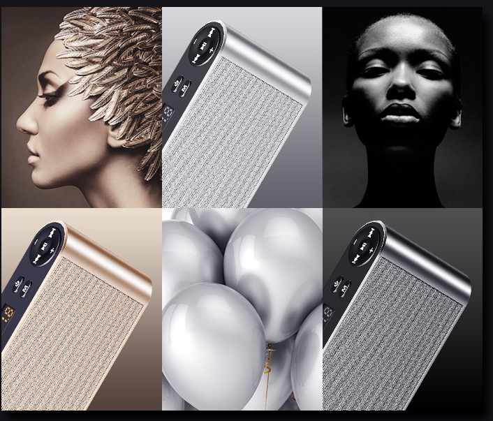 Wireless Bluetooth Speaker Dual Speakers Hifi Audio Card USB Portable