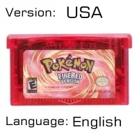 Color: EIGHT - GBA Game 32 Bit Video Game Cartridge Console Card Pokemon Emerald Ruby FireRed LeafGreen Sapphire Multi-language for GBA/NDS