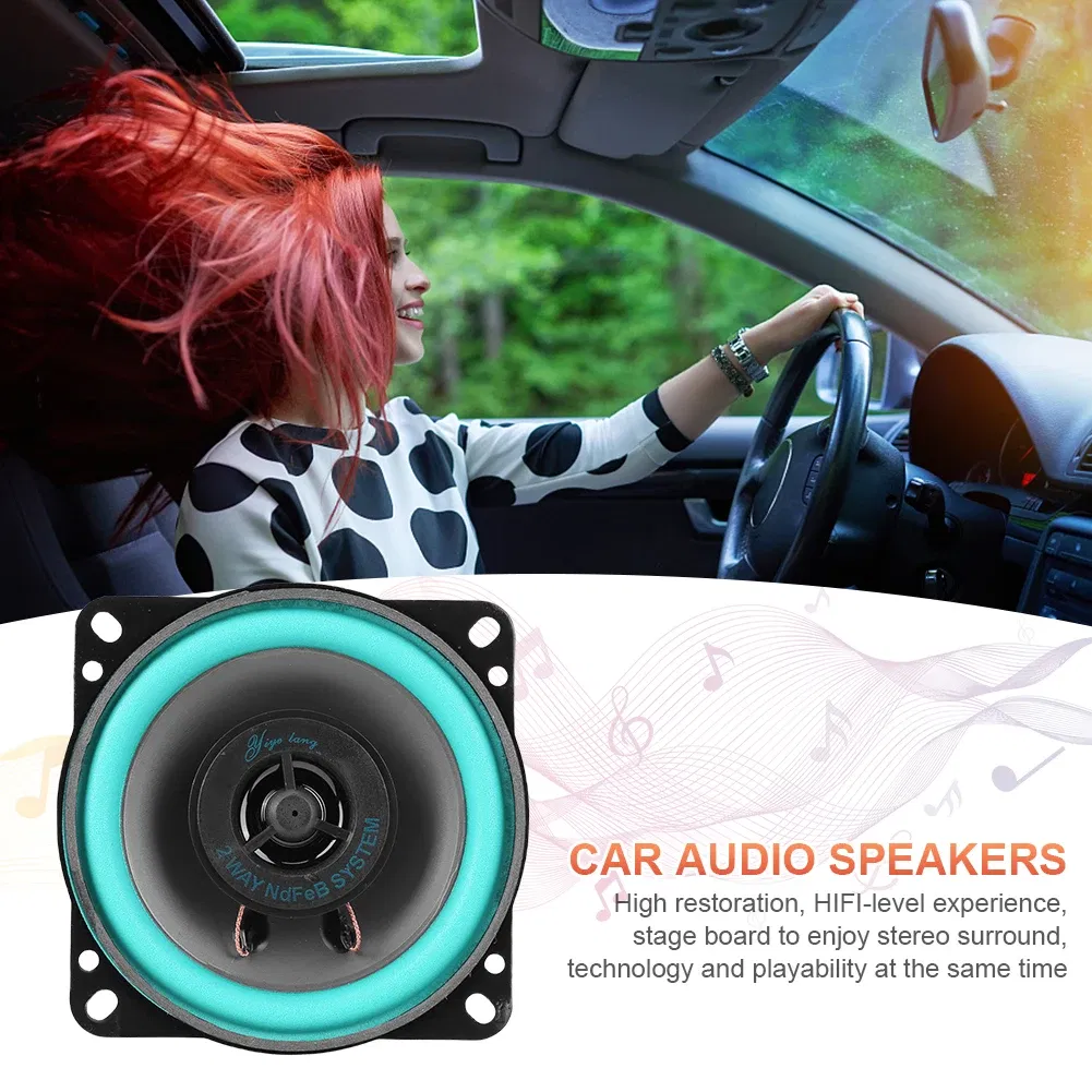 Size: 6.5 - Car Speakers 4/ 5 /6.5 Inch HiFi Coaxial Automotive Subwoofer Car Audio Music Stereo Speakers Audio Amplifier for Car Auto Horn