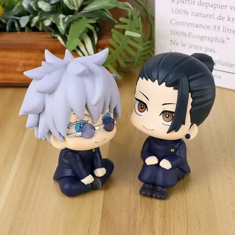 Color: WHITE - Jujutsu Kaisen Animation Game Peripheral Toys Anime Action Movable Model Gojo Megumi Yuji Nendoroid Figures Ornament Collection