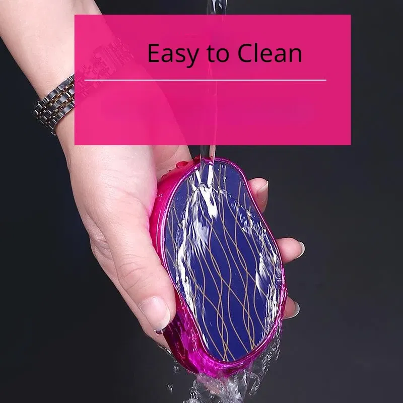 Color: Yellow - Hot Crystal Physical Hair Removal Eraser Glass Hair Remover Painless Epilator Easy Cleaning Reusable Body Care Depilation Tool