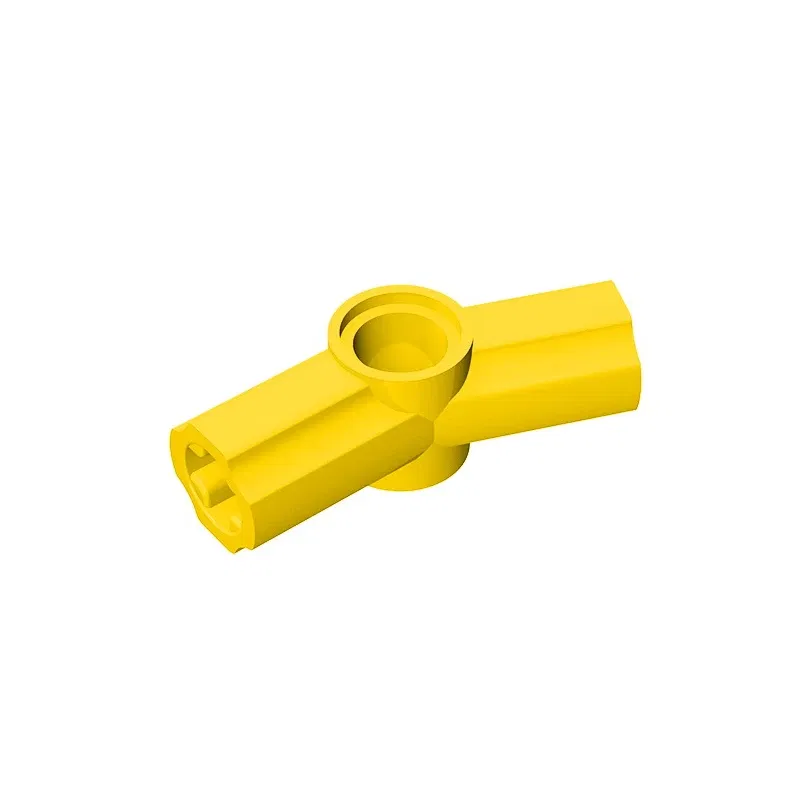 Color: Light Grey - Gobricks GDS-918 Technical, Axle and Pin Connector Angled #3 - 157.5 degrees compatible with lego 32016 Building Blocks