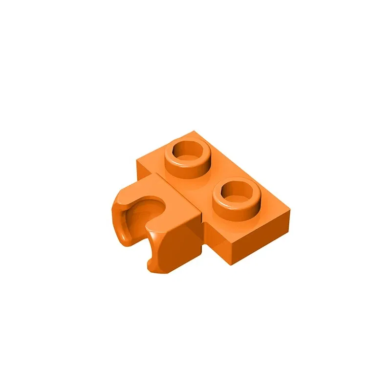 Color: VIOLET/?«?—?…° - MOC PARTS GDS-850  Plate, Modified 1 x 2 with Small Tow Ball Socket on Side compatible with lego 14704 pieces of children's toys