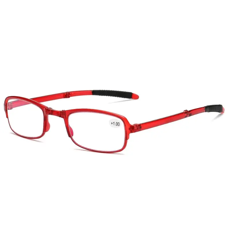 Frame Color: Black, Eye Prescription: +250 - Folding Reading Glasses Women's Presbyopia Glasses Ultra Light Fashionable Portable Anti Blue Light Men's TR90 Eyewears Glasses