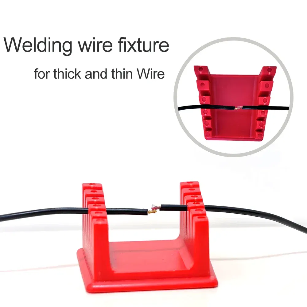 Color: black - ABS Welding Wire Fixture Soldering Wire Holder High Temperature Resistance 3D Printer Part Strong Magnetic Bracket Welding Clamp