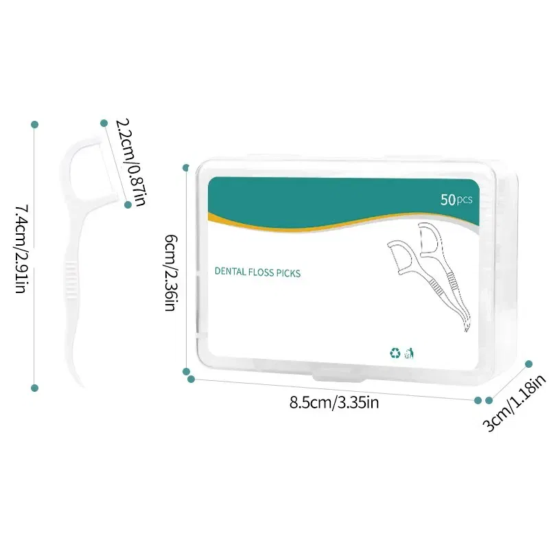 Color: multi - 150pcs Dental Floss Plastic Toothpicks-Disposable Cleaning between Teeth-Separate Box-Oral Care