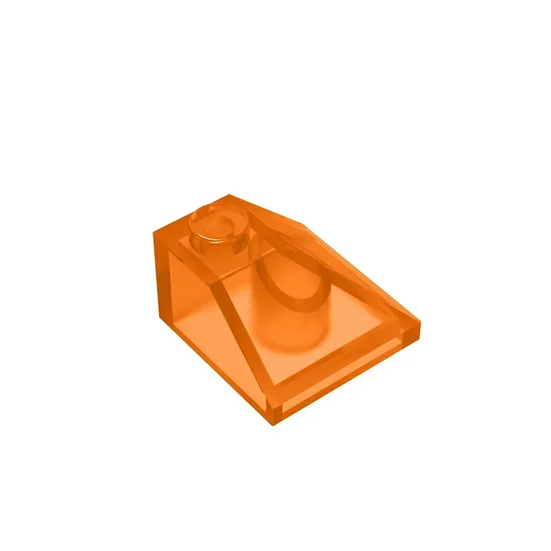 Color: Apricot - Gobricks GDS-621 CORNER BRICK 2X2/45 OUTSIDE compatible with lego 3045 children's DIY Educational Building Blocks