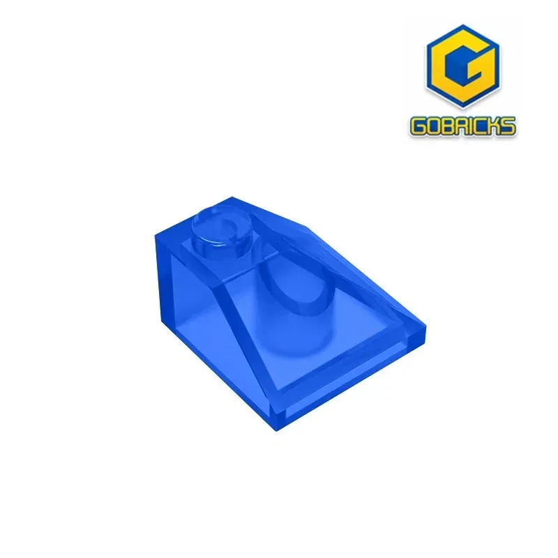 Color: Apricot - Gobricks GDS-621 CORNER BRICK 2X2/45 OUTSIDE compatible with lego 3045 children's DIY Educational Building Blocks