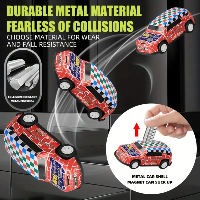 50-Piece Diecast Toy Cars Set with Storage Case