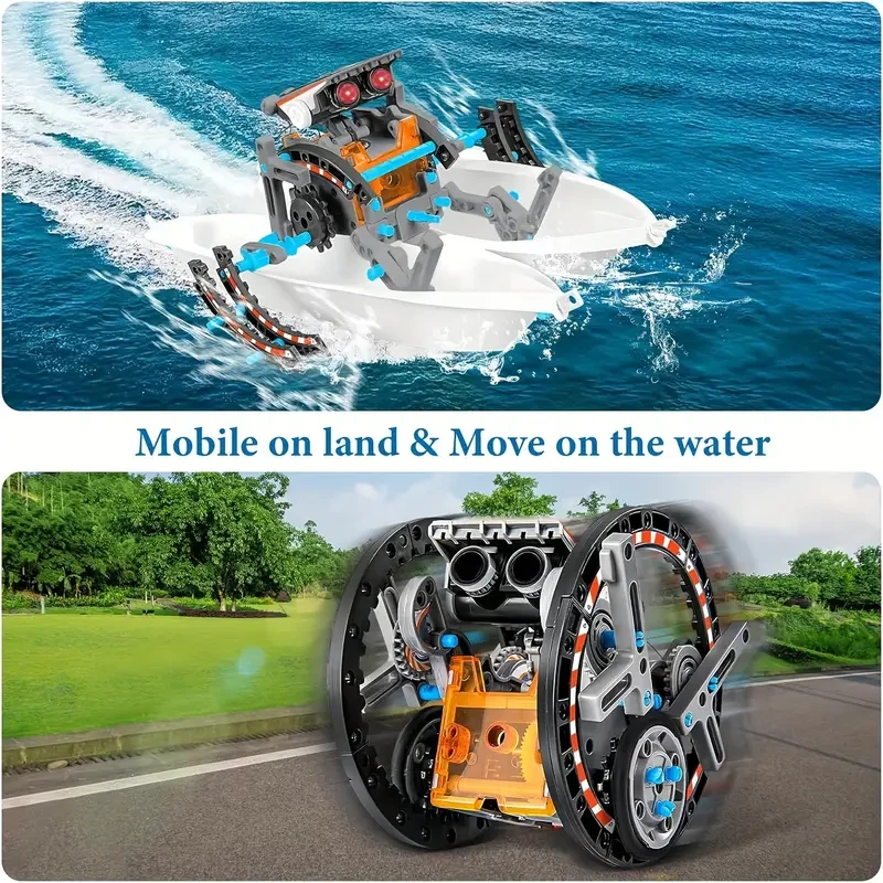 13 In 1 STEM Solar Robot Kit - Educational Toy