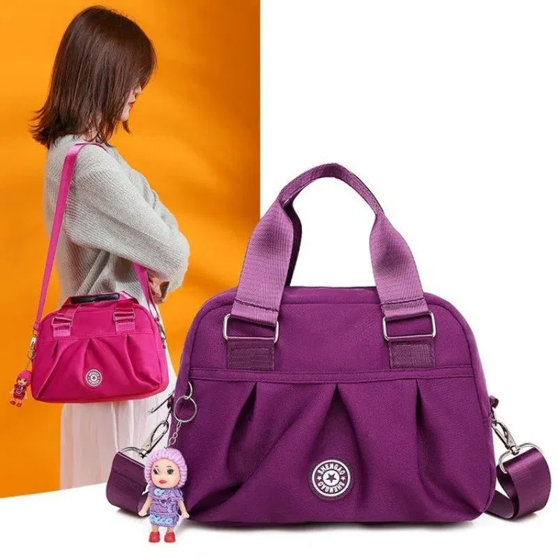 Color: SKY BLUE - New Women Bag Nylon Waterproof Messenger Bags For Lady Crossbody Shoulder Bag Casual Handbags High Quality Multifunctional