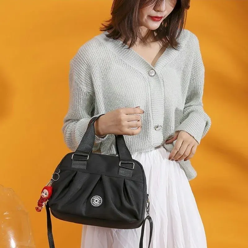 Color: SKY BLUE - New Women Bag Nylon Waterproof Messenger Bags For Lady Crossbody Shoulder Bag Casual Handbags High Quality Multifunctional