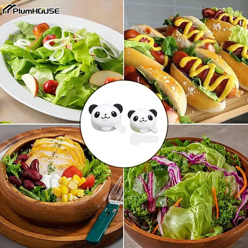 Color: MULTI - 2Pcs Lunch Bento Soy Sauce Box Container Cute Plastic Condiment Dispenser Mini Portable Salad Dressing Tomato Ketchup Bottle Jar