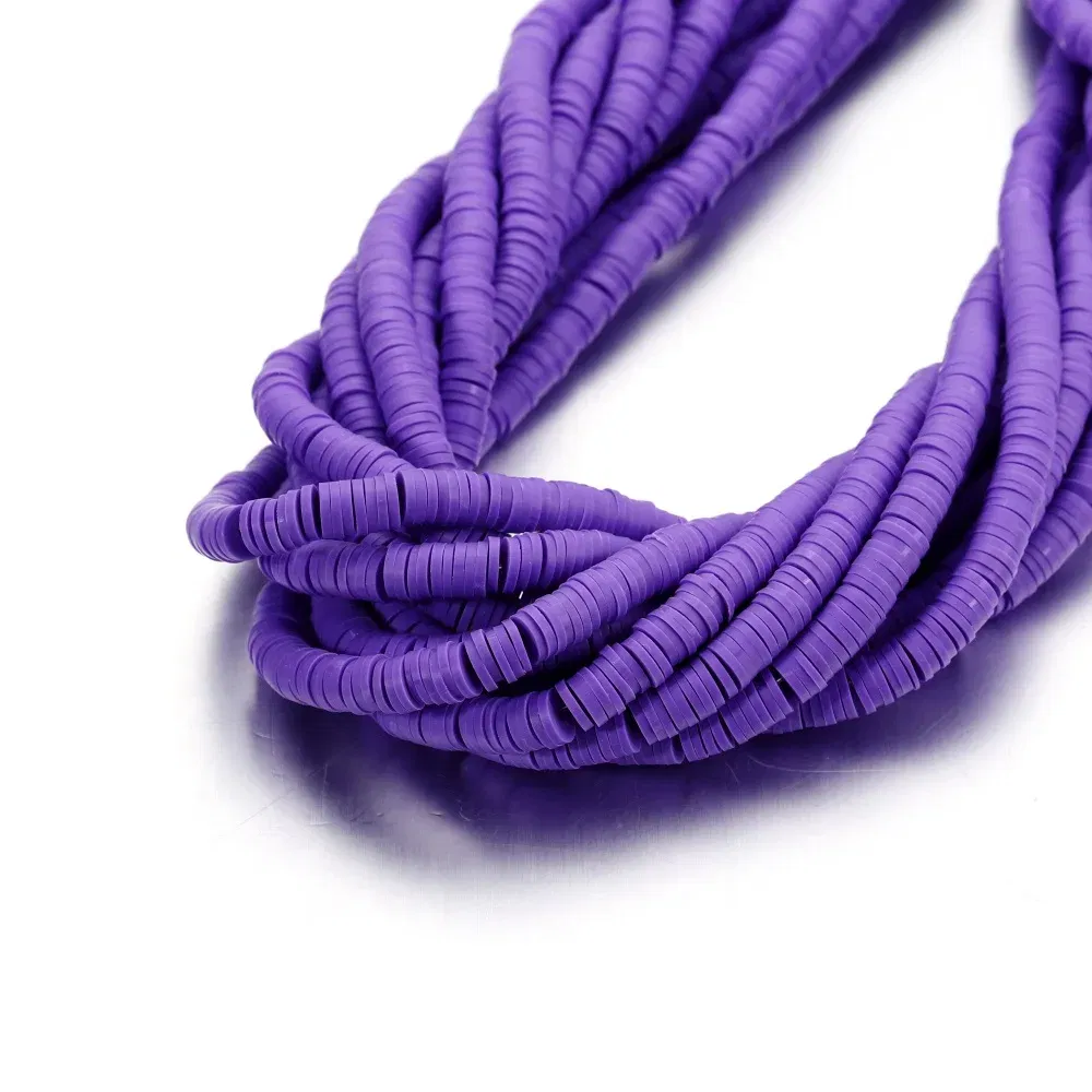 Color: Silver, Item Diameter: 6mm - 16Inch/Line 6mm Colorful Flat Round Polymer Clay Beads Loose Spacer Beads for DIY Jewelry Making Bracelet Necklace Accessories