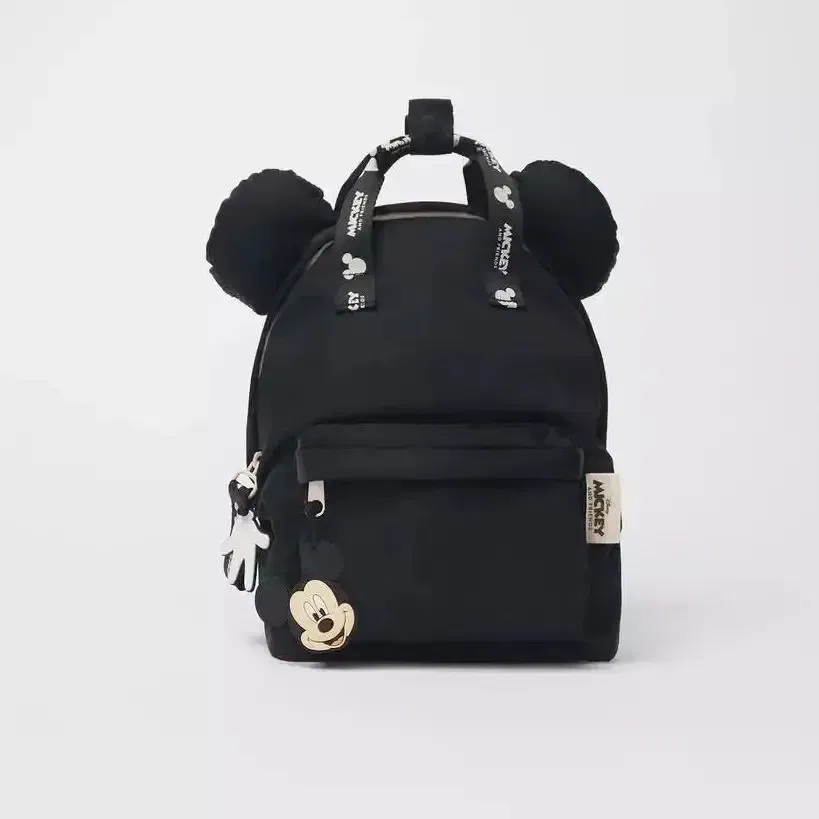 Color: Pink - New Disney Cartoon shoulder bag Backpack Baby Girls Minnie Lovely Schoolbag Kindergarten Kids gift