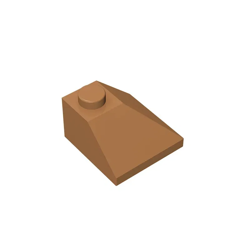 Color: VIOLET/?«?—?…° - Gobricks GDS-621 CORNER BRICK 2X2/45 OUTSIDE compatible with lego 3045 children's toys Assembles Building Blocks