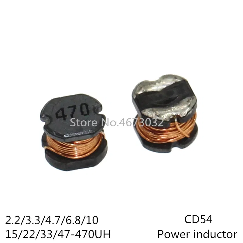 Volume: 36 - 20PCS Inductor CD54 Power Inductance SMD 2.2UH 3.3UH 4.7UH 6.8UH 10UH 15UH 22UH 33UH 47UH 68UH 100UH 150UH 220UH 330UH 470UH