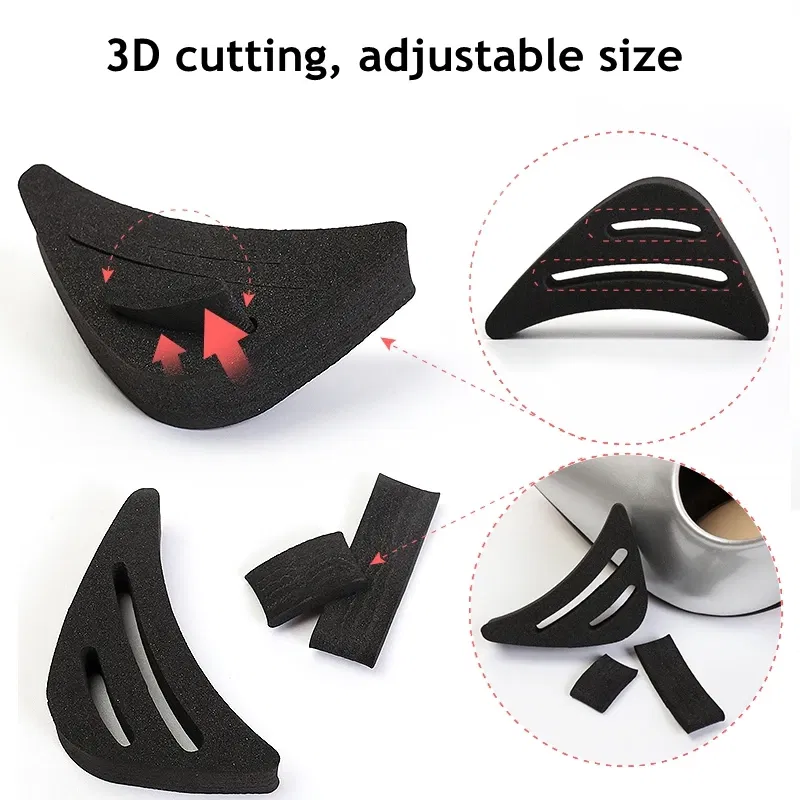 Color: WHITE, Ships From: United States - High Heel Toe Plug Insert Shoe Big Shoes Toe Front Filler Cushion Pain Relief Protector Foot Care insert Women Shoes Accessories