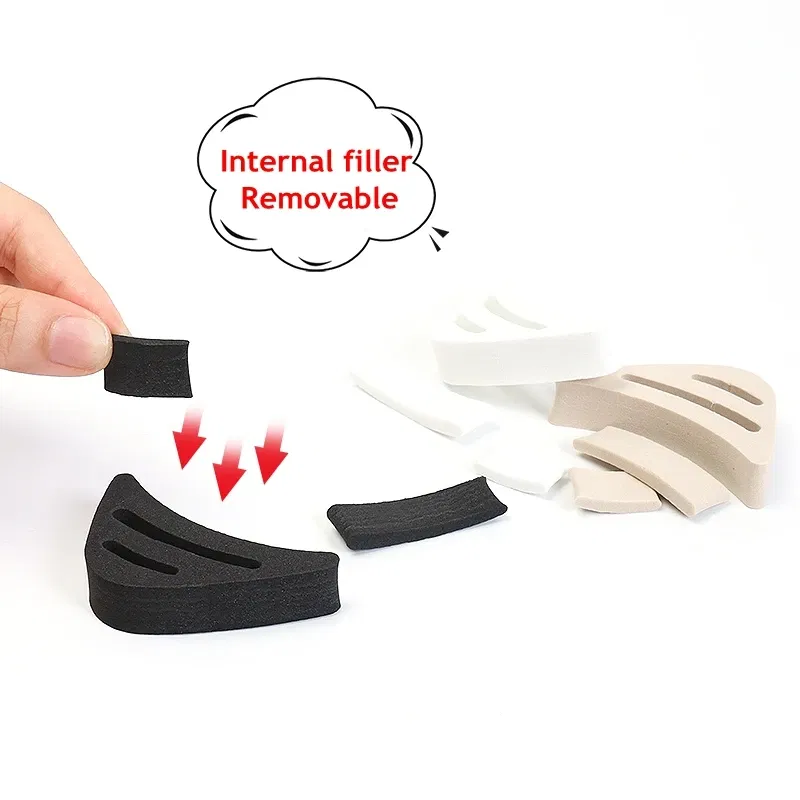 Color: WHITE, Ships From: United States - High Heel Toe Plug Insert Shoe Big Shoes Toe Front Filler Cushion Pain Relief Protector Foot Care insert Women Shoes Accessories