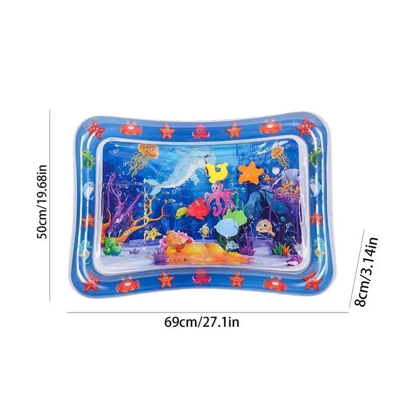 Color: Green, Ships From: CHINA - Thickened Water Sensory Mat Interactive And Engaging Experience For Pets And Kids Coolling Sensor Water Playmat Cat Dog Supplies