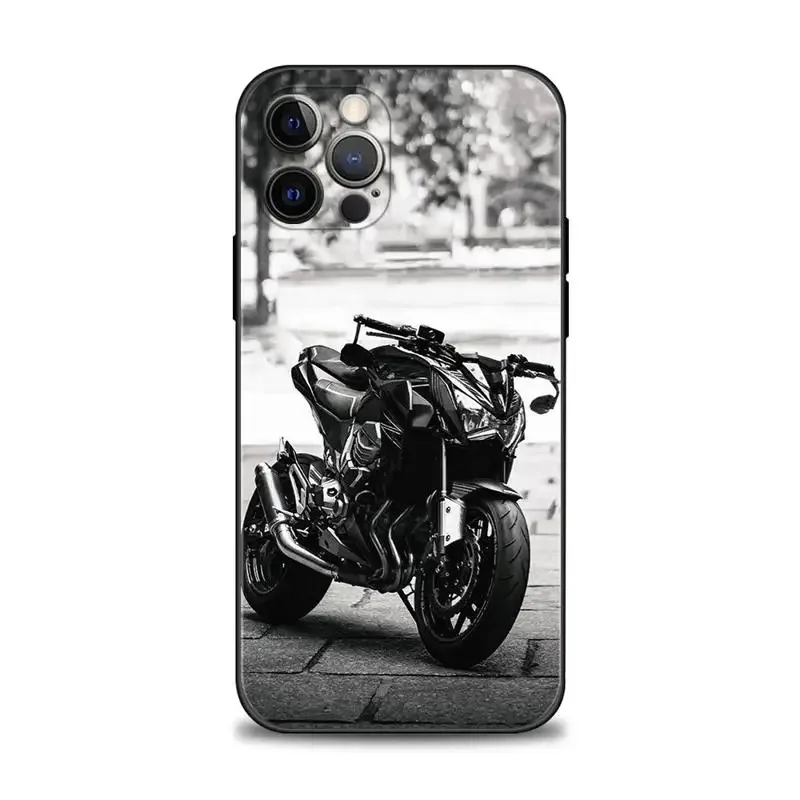 Color: SKY BLUE, Material: PP - Moto Cross Motorcycle Sports Phone Case For iPhone 16 15 14 13 12 11 Pro Max XS X XR Plus Mini Luxury Black Soft Cover Funda