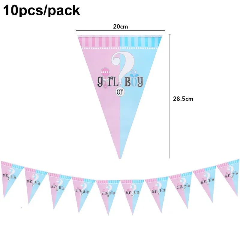 Color: Burgundy - Gender Reveal Party Decorations Disposable Tableware Plates Cups Napkins Tablecloth Boy Girl Balloon Fringe Curtain