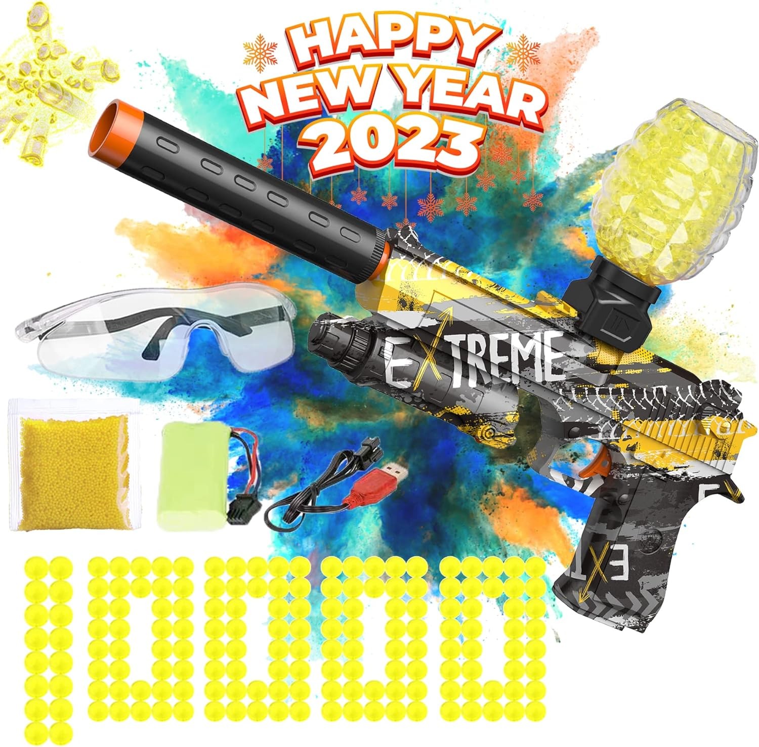 Water Blaster Desert Eagle Electric Gel Water Bomb Blaster Ammo Suitable for Kids