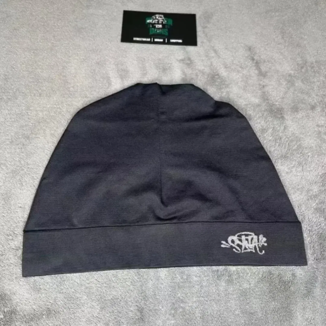 Color: GRAY - Central Cee Syna Running Cap Syna World Skull Hat 2023 New Knitting Syna Beanie Hat Men Women Paragraph Quality Cap Beanies