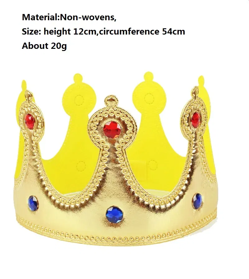 Color: Brown, Size: XS - Adult Kids King Emperor Cosplay Costume Red Pleuche Cloak Prince Robe Crown Children Birthday Party  Christmas Props Cape