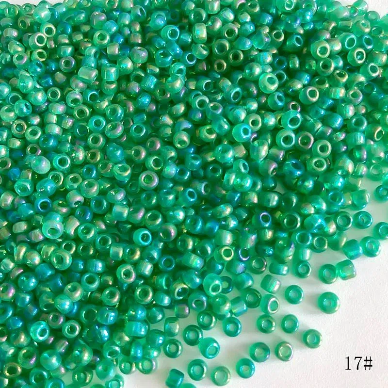 Color: Beige, Item Diameter: 4mm - 2mm 3mm 4mm Glass Seed Loose Beads Small Charms DIY Craft Bracelet Beads for Jewelry Making Supplies Necklace Accessories