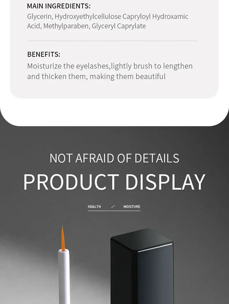 Eyelash Nourishing Liquid Nourish Hair Roots Supplementary Nutrition Deep Nourishment Repair Make Eyelashes Thick Slender Curly