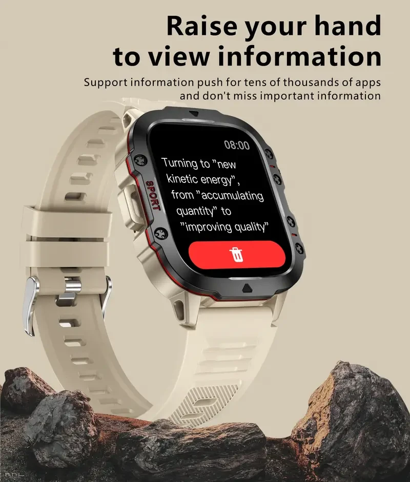 Smart Watch For Men Voice Assistant