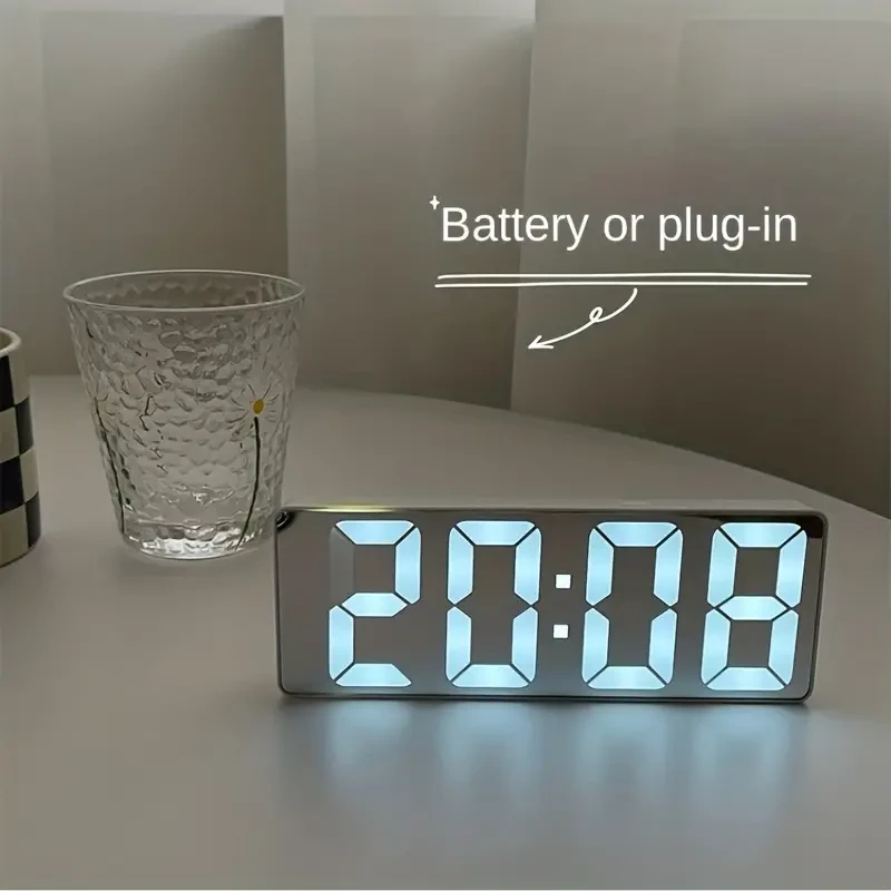 Digital Clock, LED Alarm Clock For Bedroom