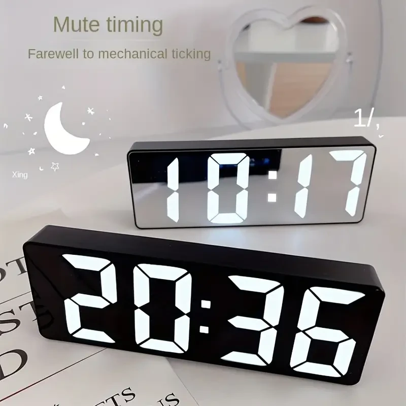Digital Clock, LED Alarm Clock For Bedroom