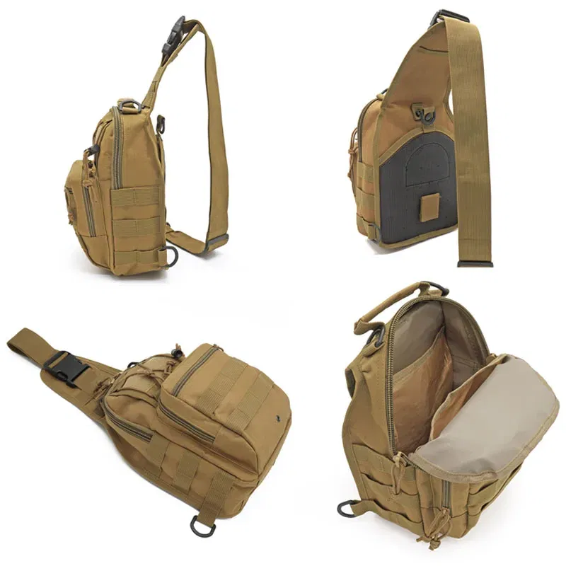 Color: Silver - 2024 New Hiking Backpack Sports Climbing Tactical Backpack Camping Hunting Backpack Outdoor Fishing Shoulder Bag