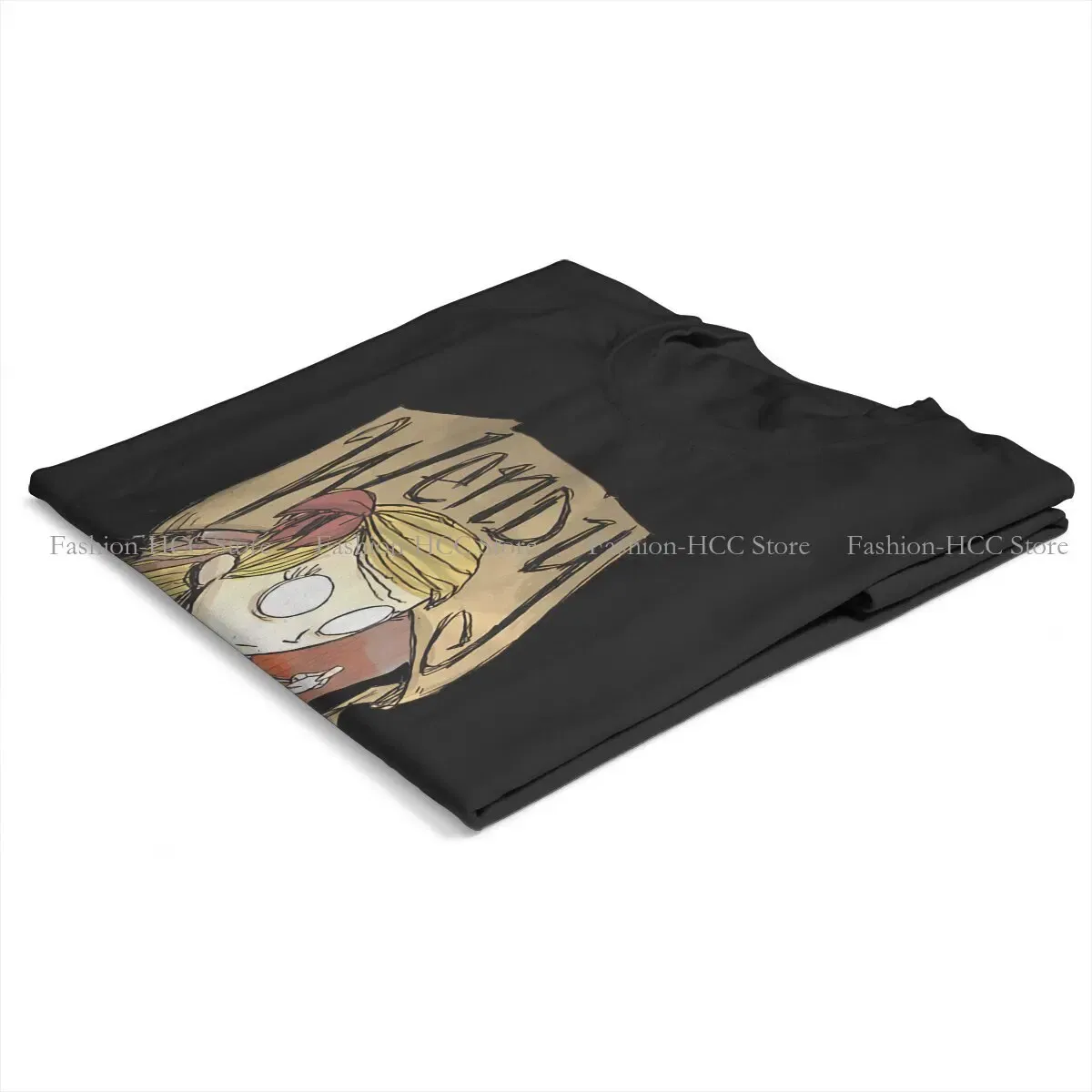 Color: WHITE, Size: S - Wendy And Cat Style Polyester TShirt Dont Starve Top Quality New Design Gift Clothes T Shirt Short Sleeve