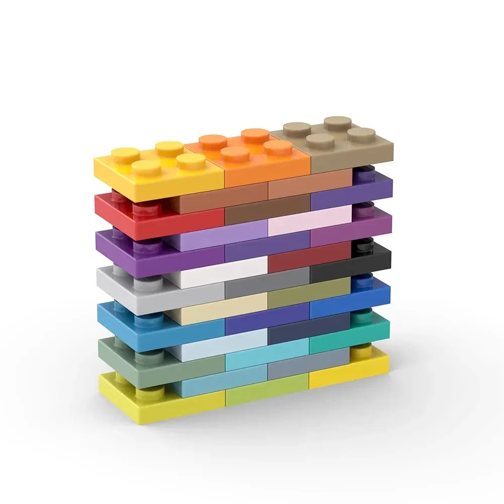 Color: Multicolor - 20Pcs MOC Parts 3022 94148 Plate 2 x 2 Compatible Bricks DIY Assmble Building Blocks Particle Kid Puzzle Brain Toy Birthday Gif