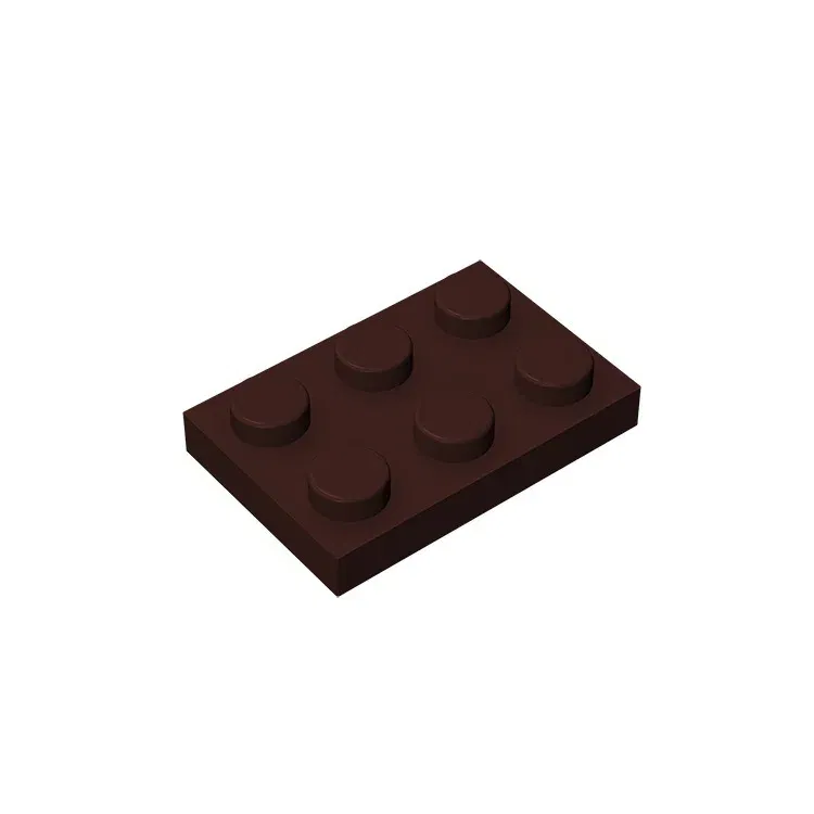 Color: DARK GRAY - Gobricks GDS-510 Plate 2 x 3 compatible  with lego 3021 pieces of children's toys building block Particles Plate DIY