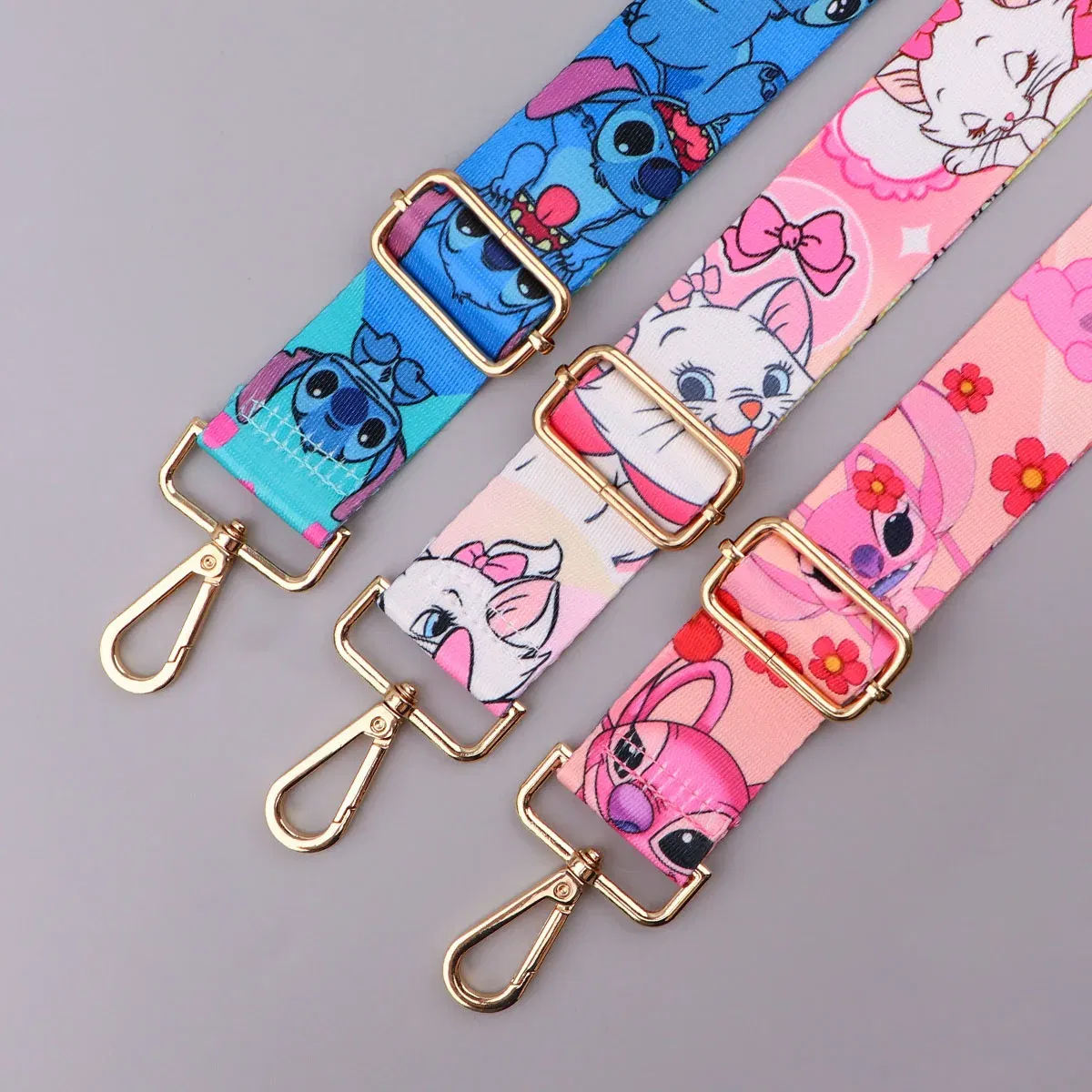 Color: Light Grey - Cute Cat StitchLadies Messenger Bag Shoulder Strap Bag Strap One Shoulder Adjustable Shoulder Strap Accessories Bag Strap