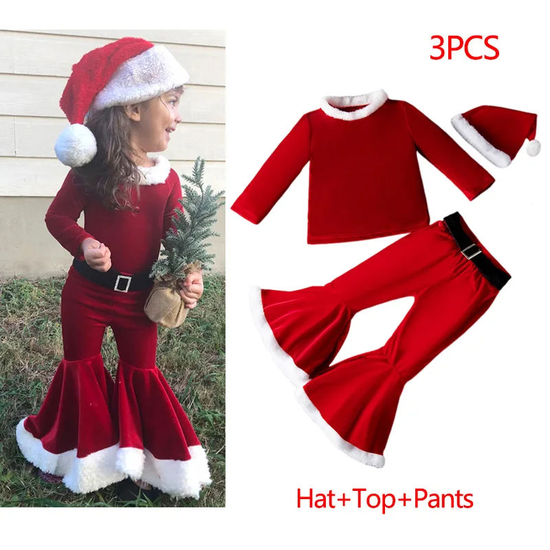 Color: PURPLE, Kid Size: 5 - New Year Kids Santa Claus Costume Green Elf Cosplay Christmas Carnival Party Fancy Dress for Girls Boys Red Xmas Clothes Set