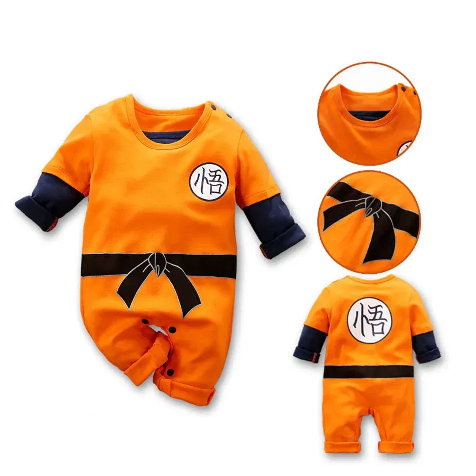 Color: Dark Grey, Kid Size: 18M - Anime Clothes Baby? Vegeta? Rompers Newborn? Kuririn? Roshi Training Outfit Infant Kids Halloween Cartoon Cosplay Costume Jumpsuit