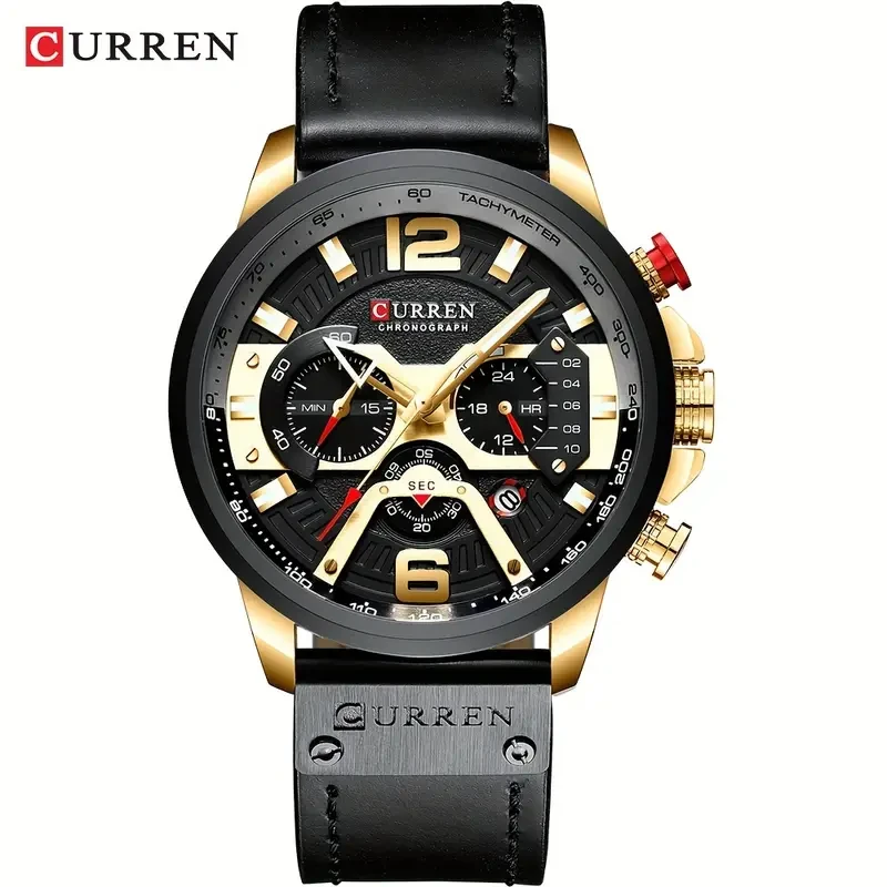 CURREN Mens Stylish Chronograph Watch