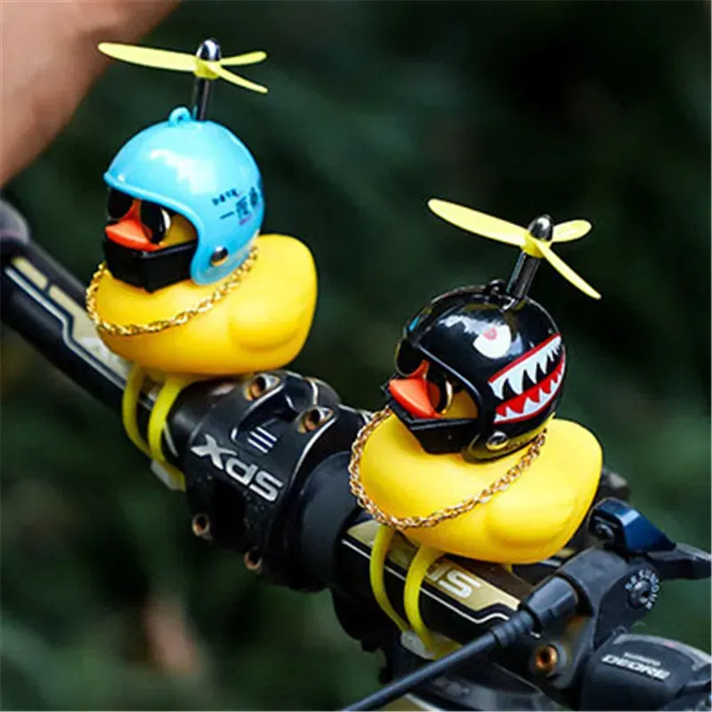 Color: Burgundy - In Bulk Light Straps for Yellow Small Bike Duck Bicycle bell Duck Ducky Bicycle Airscrew Helmet Wind Motor Riding Lights Horn