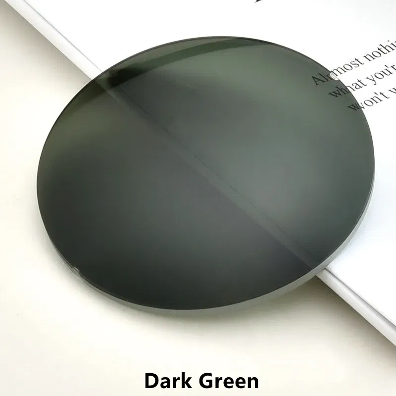 Lenses Color: WHITE, Lens Index: 1.49 - YIMARUILI 1.49 1.56 1.61 1.67 Polarized Lens Sunglasses Lens UV400 Optical Prescription CR-39 Resin Colorful Mirror Lens 1 Pair