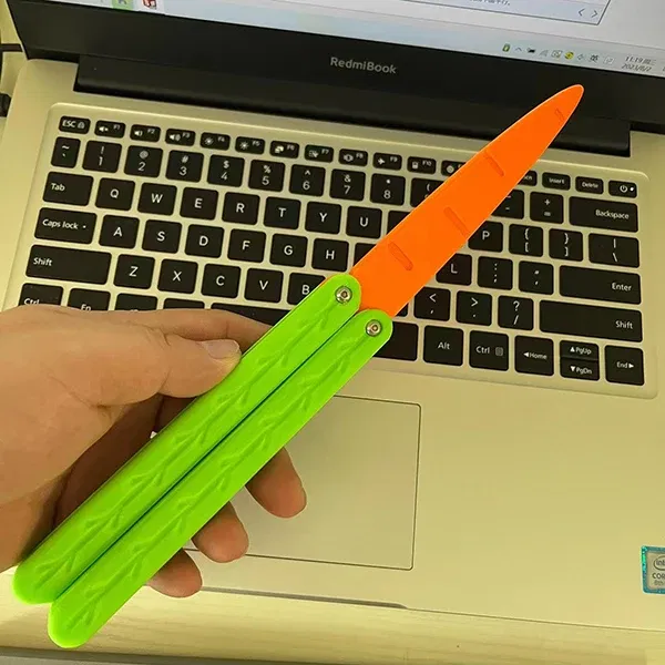 Color: Clear, Ships From: CHINA - Gravity Folding Claw Knife Radish Knife 3d Printing Gravity Knife Small Radish Knife Push Card Decompression Fidget Mini Toy