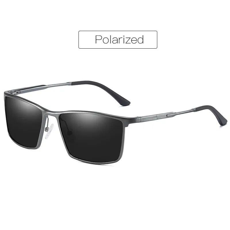 Lenses Color: green, Frame Color: Emerald Green - Men's sunglasses myopia with diopter polarized prescription glasses UC400 retro anti-glare driving goggles square black shades