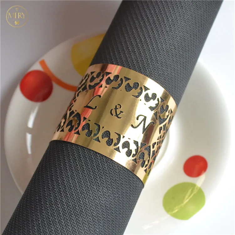 Color: Clear, Gift Box Size: 5x5x5cm - Bar Mitzvah Party Shabbat Shalom Laser Cut Personalized Hebrew Jewish Napkin Holders