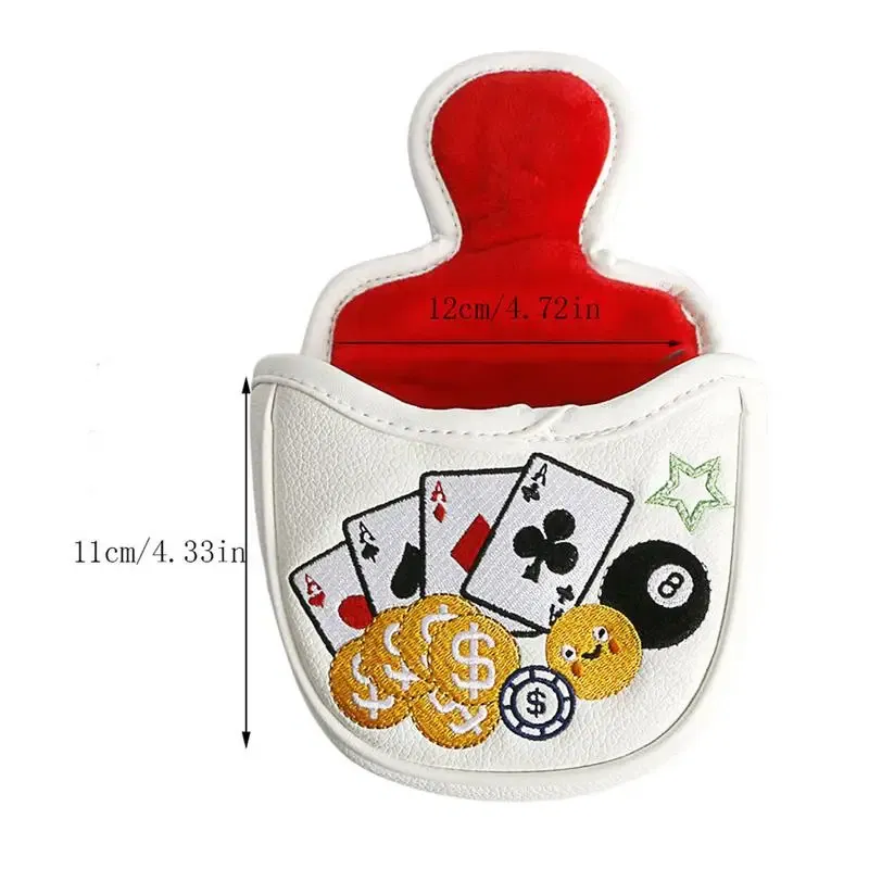 Ships From: france, Color: Beige - Golf Iron Covers Golfs Rod Covers Golfing Golf Iron Head Covers PU Leather Waterproof Golf Club Headcover Iron Putter Head Cover
