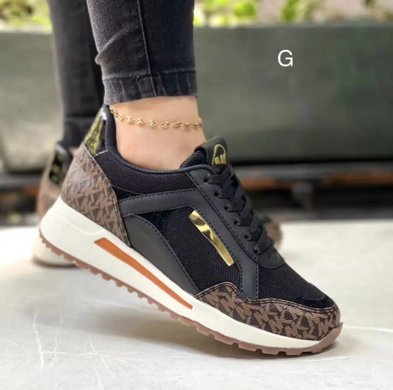 Color: Chocolate, Shoe Size: 41 - 2024  Women Shoes Spring New Fashion Wedges Casual Sneakers Female Platform Black White Women's Vulcanize Shoes
