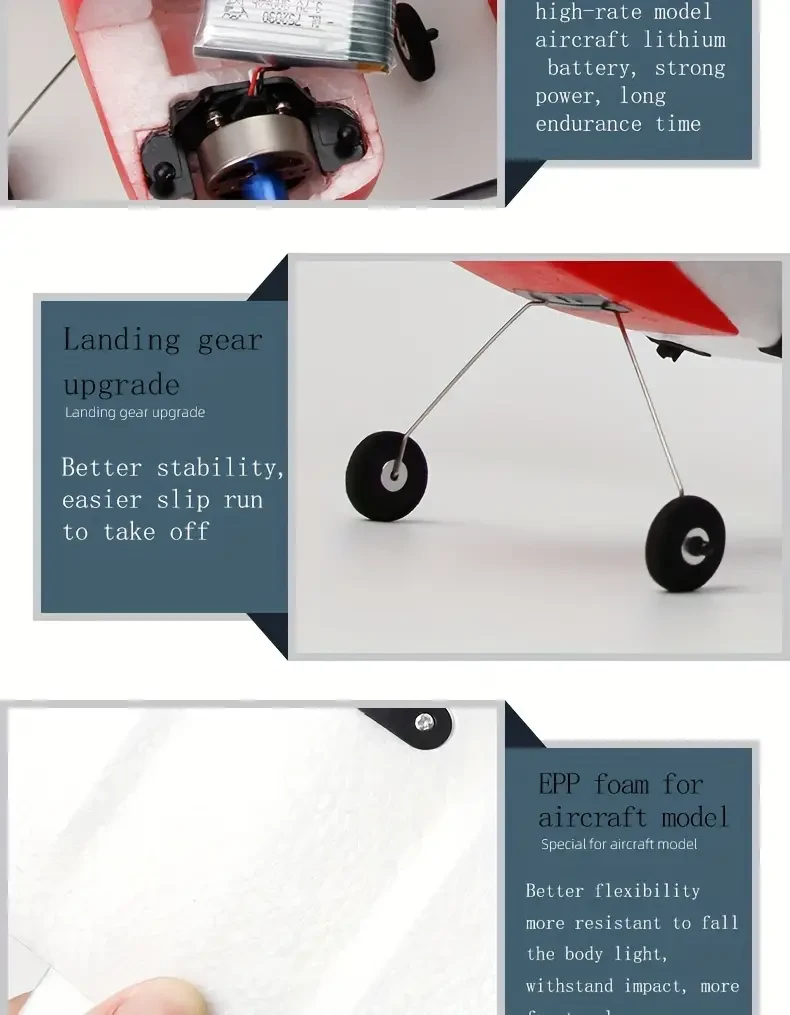 Three-channel Remote Control Aircraft Glider Toy, fixed Wing Brushless Motor Aircraft, electric Fighter Aircraft Model Drone